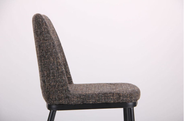 Стул AMF Витторио Черный Меланж Шоколад-11