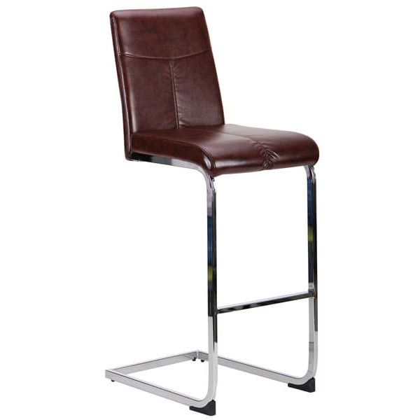 Барный стул AMF Daykiri Хром-Браун-0
