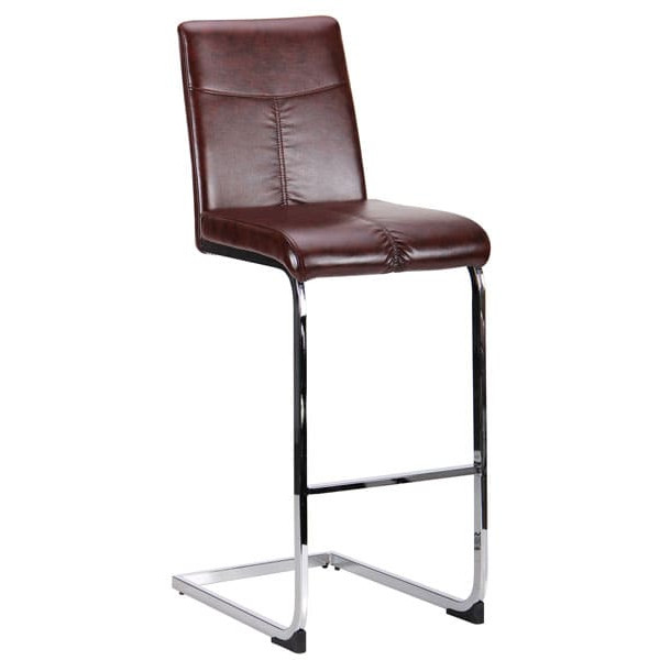 Барный стул AMF Daykiri Хром-Браун-1