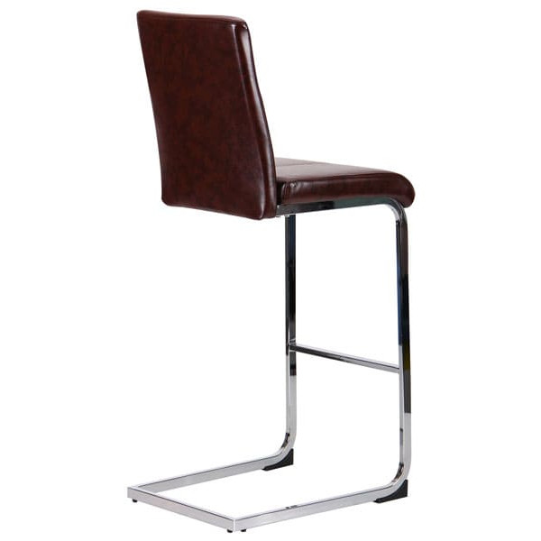 Барный стул AMF Daykiri Хром-Браун-4