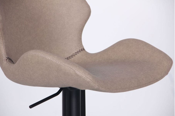 Барний стілець AMF Pinto Smoky Beije PU-7