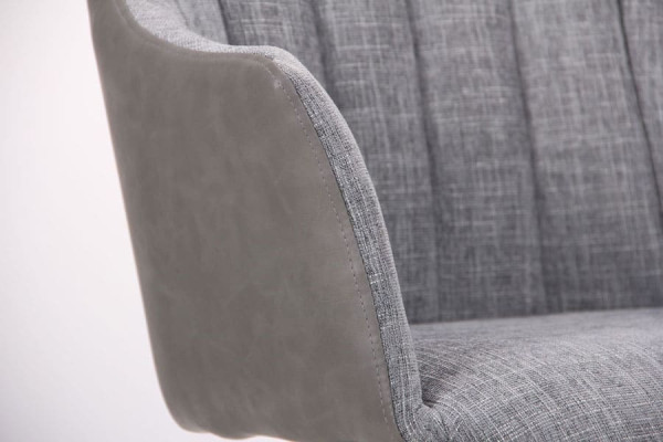 Крісло AMF Florida Чорний-Меланж Грей-Нубук Грей-6