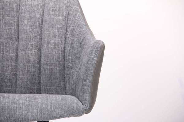 Крісло AMF Florida Чорний-Меланж Грей-Нубук Грей-7