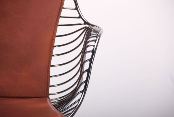 Кресло AMF Ibis Black Chrome Ginger-9