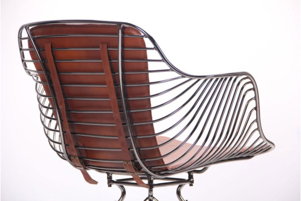 Кресло AMF Ibis Black Chrome Ginger-11