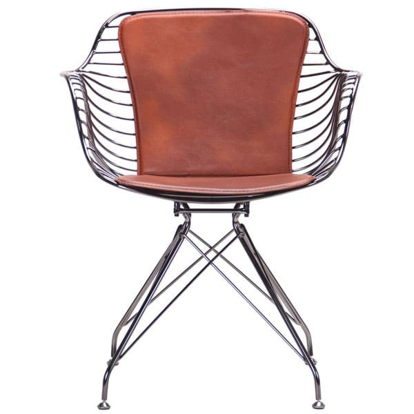 Кресло AMF Ibis Black Chrome Ginger-1