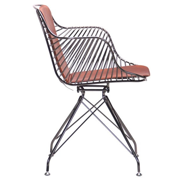 Кресло AMF Ibis Black Chrome Ginger-2