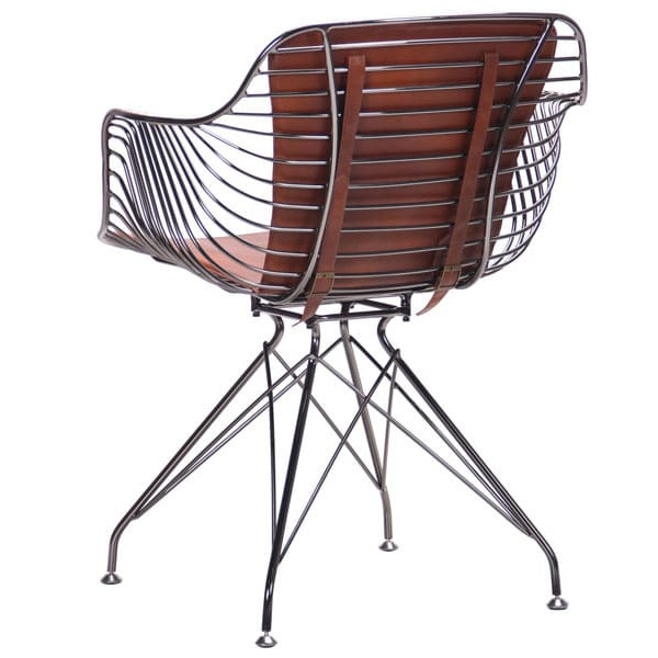 Кресло AMF Ibis Black Chrome Ginger-4