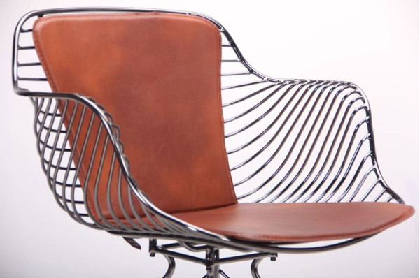 Кресло AMF Ibis Black Chrome Ginger-6