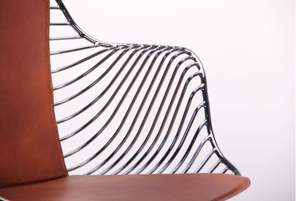 Кресло AMF Ibis Black Chrome Ginger-8