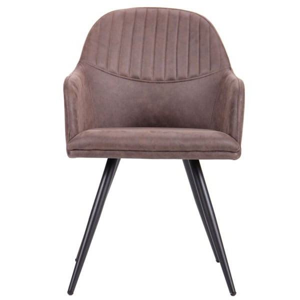 Кресло AMF Марио Черный Cowboy Какао-2