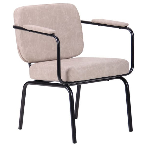 Крісло AMF Oasis Soft Чорний Cowboy Light Gray-1