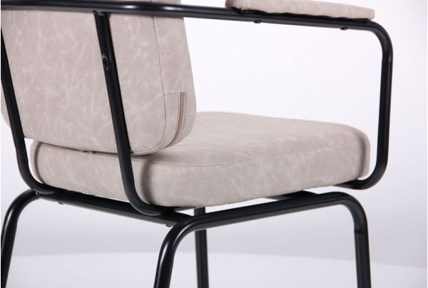 Крісло AMF Oasis Soft Чорний Cowboy Light Gray-11