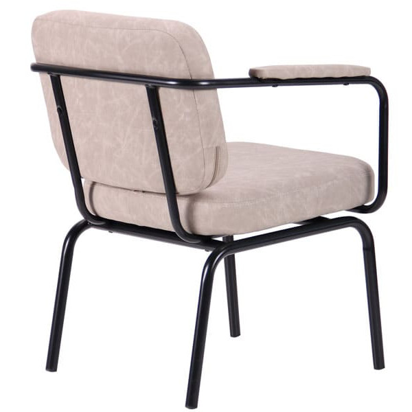 Крісло AMF Oasis Soft Чорний Cowboy Light Gray-4