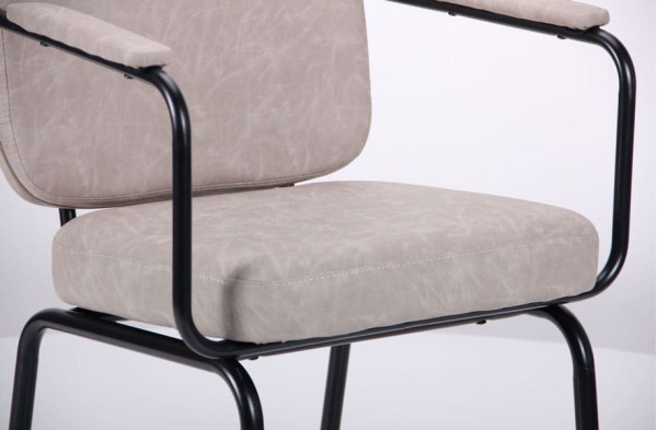 Крісло AMF Oasis Soft Чорний Cowboy Light Gray-7