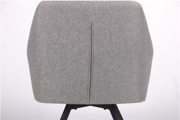 Кресло AMF Virginia Черный Cowboy Базальт Браун Меланж Силвер-11