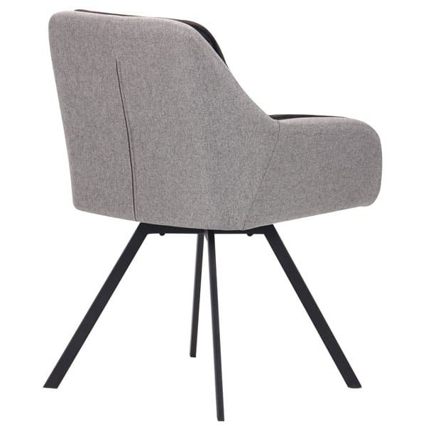 Кресло AMF Virginia Черный Cowboy Базальт Браун Меланж Силвер-4