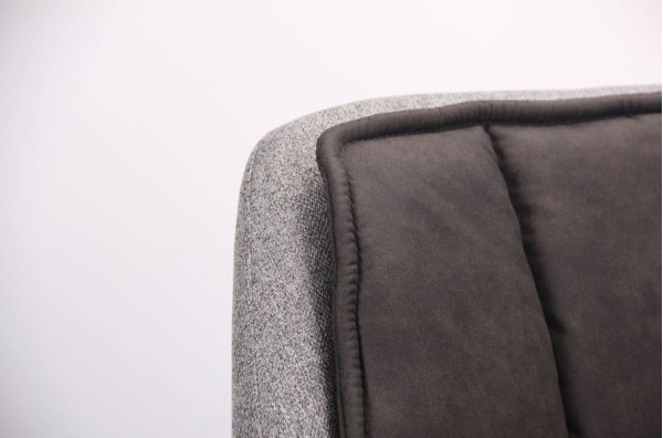 Кресло AMF Virginia Черный Cowboy Базальт Браун Меланж Силвер-9