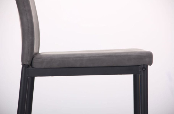 Стул AMF Alabama Черный-Нубук Бетон-10