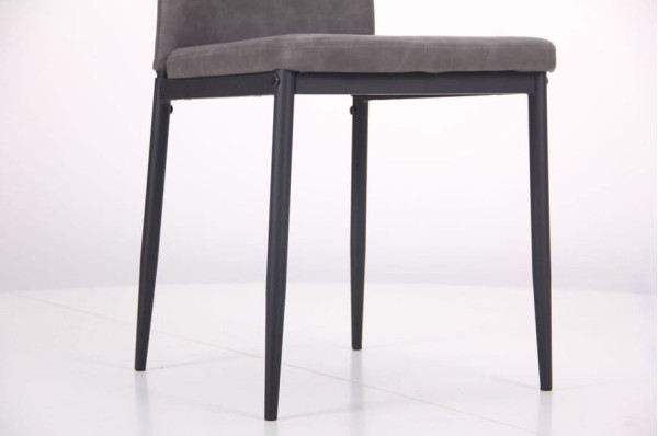 Стул AMF Alabama Черный-Нубук Бетон-12