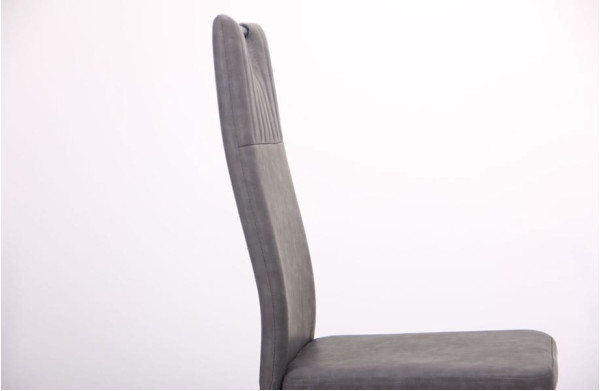 Стул AMF Alabama Черный-Нубук Бетон-6