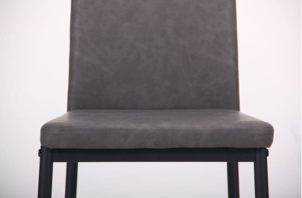 Стул AMF Alabama Черный-Нубук Бетон-8