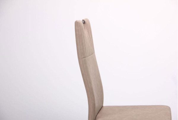 Стілець AMF Alabama Чорний-Нубук Капучіно-11