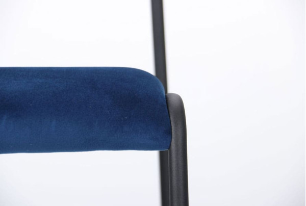 Стул AMF Alphabet A Black Royal Blue-9