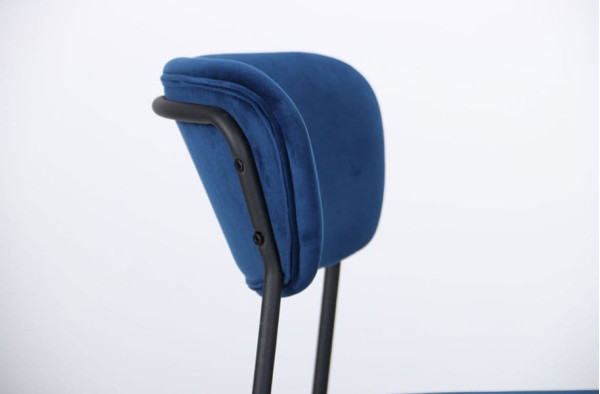 Стул AMF Alphabet A Black Royal Blue-10
