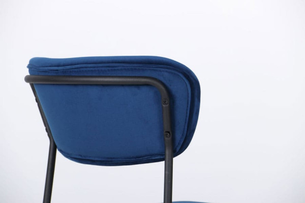 Стул AMF Alphabet A Black Royal Blue-11