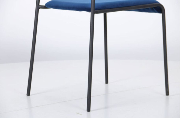 Стул AMF Alphabet A Black Royal Blue-12