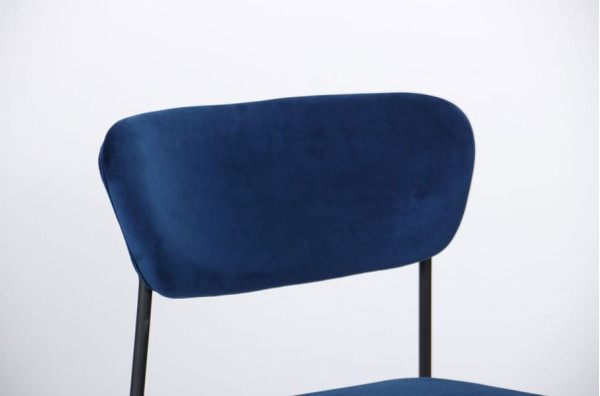 Стул AMF Alphabet A Black Royal Blue-6