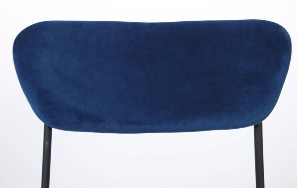 Стул AMF Alphabet A Black Royal Blue-7