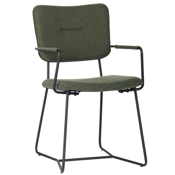 Стул AMF Alphabet H Black-Olive-1