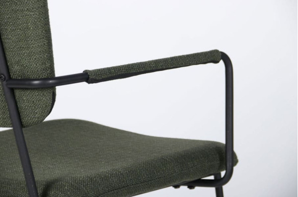 Стул AMF Alphabet H Black-Olive-11