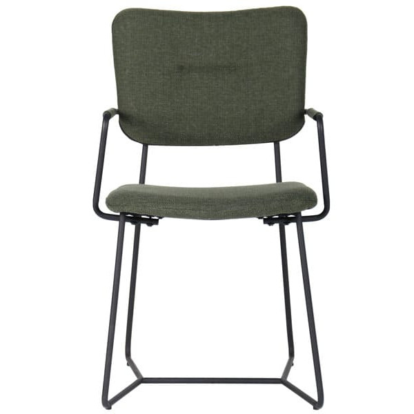 Стул AMF Alphabet H Black-Olive-2