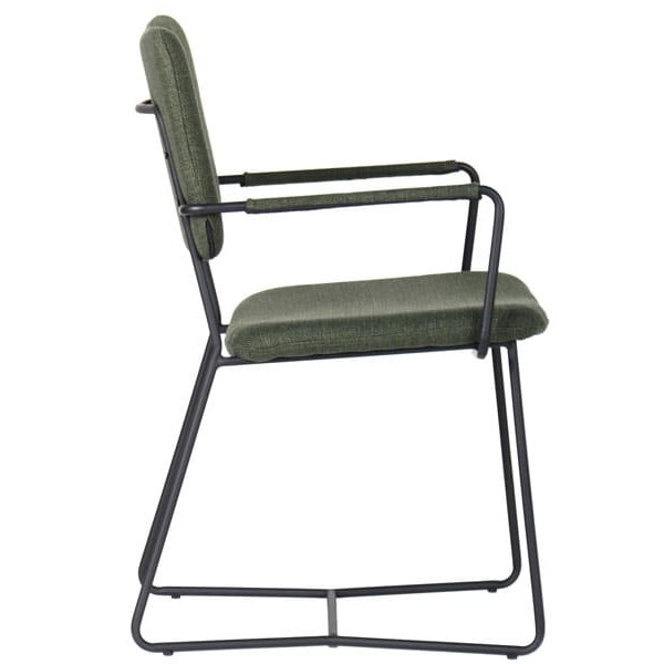 Стул AMF Alphabet H Black-Olive-3