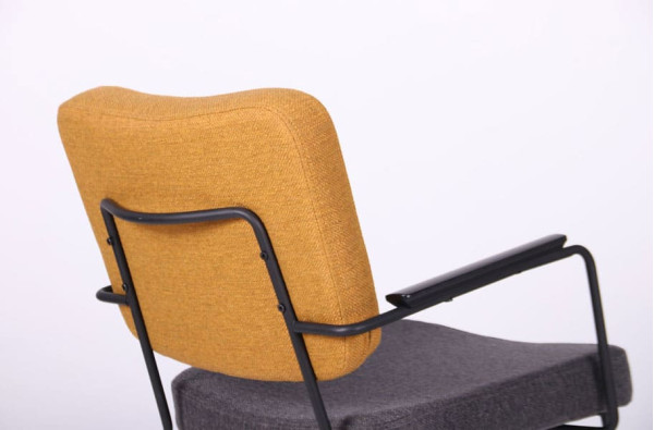 Стілець AMF Alphabet I Black Yellow Gray-12