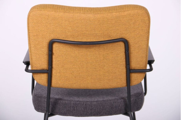 Стілець AMF Alphabet I Black Yellow Gray-13