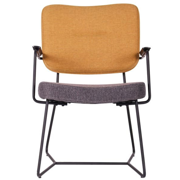 Стілець AMF Alphabet I Black Yellow Gray-3