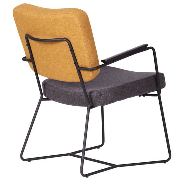 Стілець AMF Alphabet I Black Yellow Gray-4