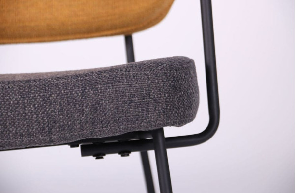 Стілець AMF Alphabet I Black Yellow Gray-7