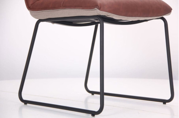 Стул AMF Alphabet J Black Dark Amber-12