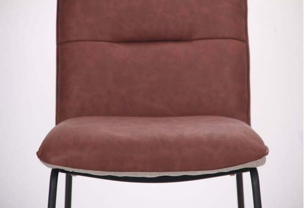 Стул AMF Alphabet J Black Dark Amber-6