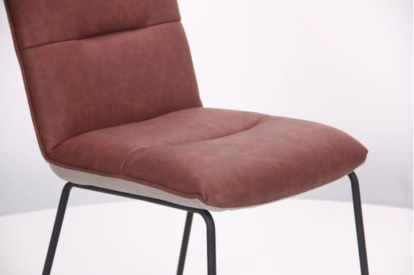 Стул AMF Alphabet J Black Dark Amber-8