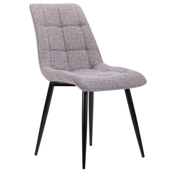 Стул AMF Arkansas Черный-Меланж Серый-1