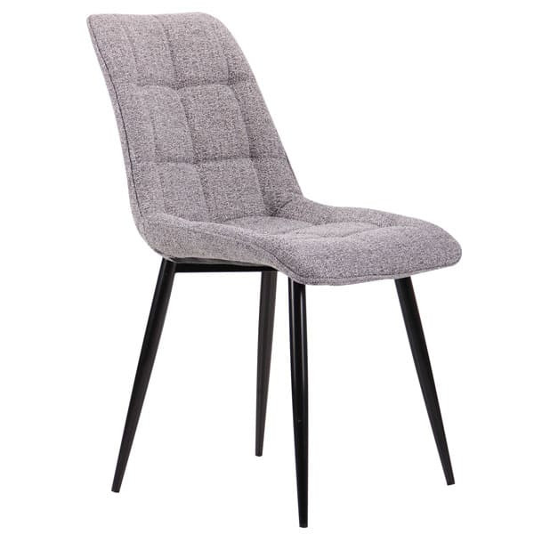 Стул AMF Arkansas Черный-Меланж Серый-2