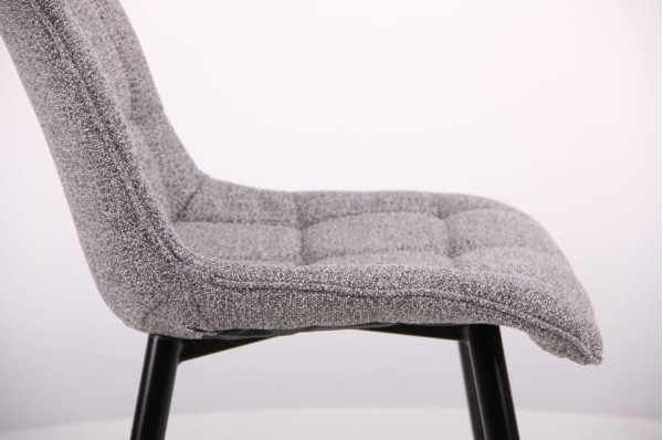 Стул AMF Arkansas Черный-Меланж Серый-7