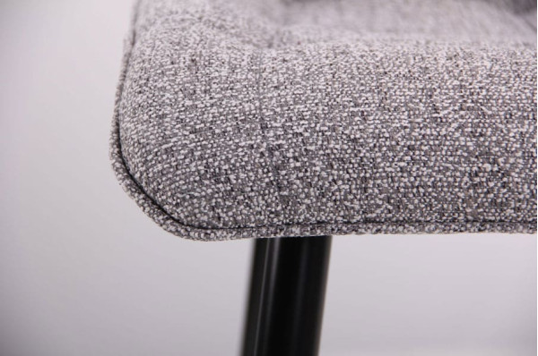 Стул AMF Arkansas Черный-Меланж Серый-9