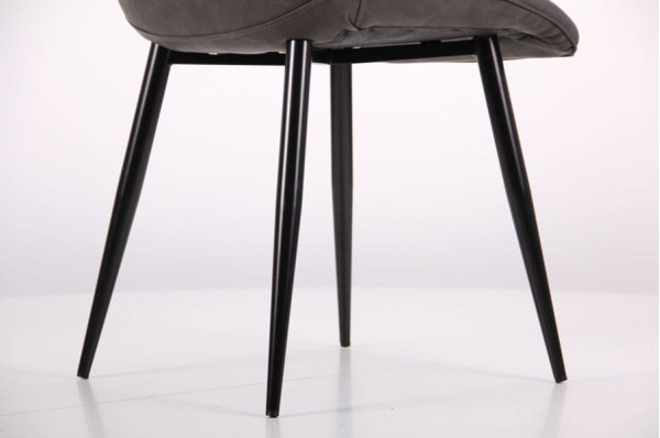 Стул AMF Arkansas Черный-Нубук Базальт-11